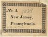 BURR, DAVID M. Map of New Jersey and Pennsylvania Exhibiting the Post Offices, Post Roads, Canals, Rail Roads, &c.